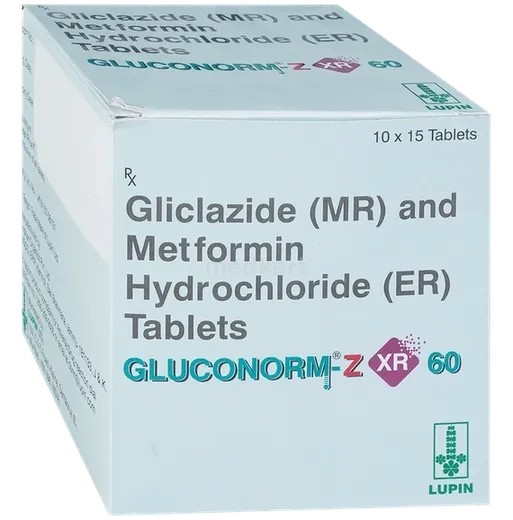 gluconorm z xr 60 tablet 15's
